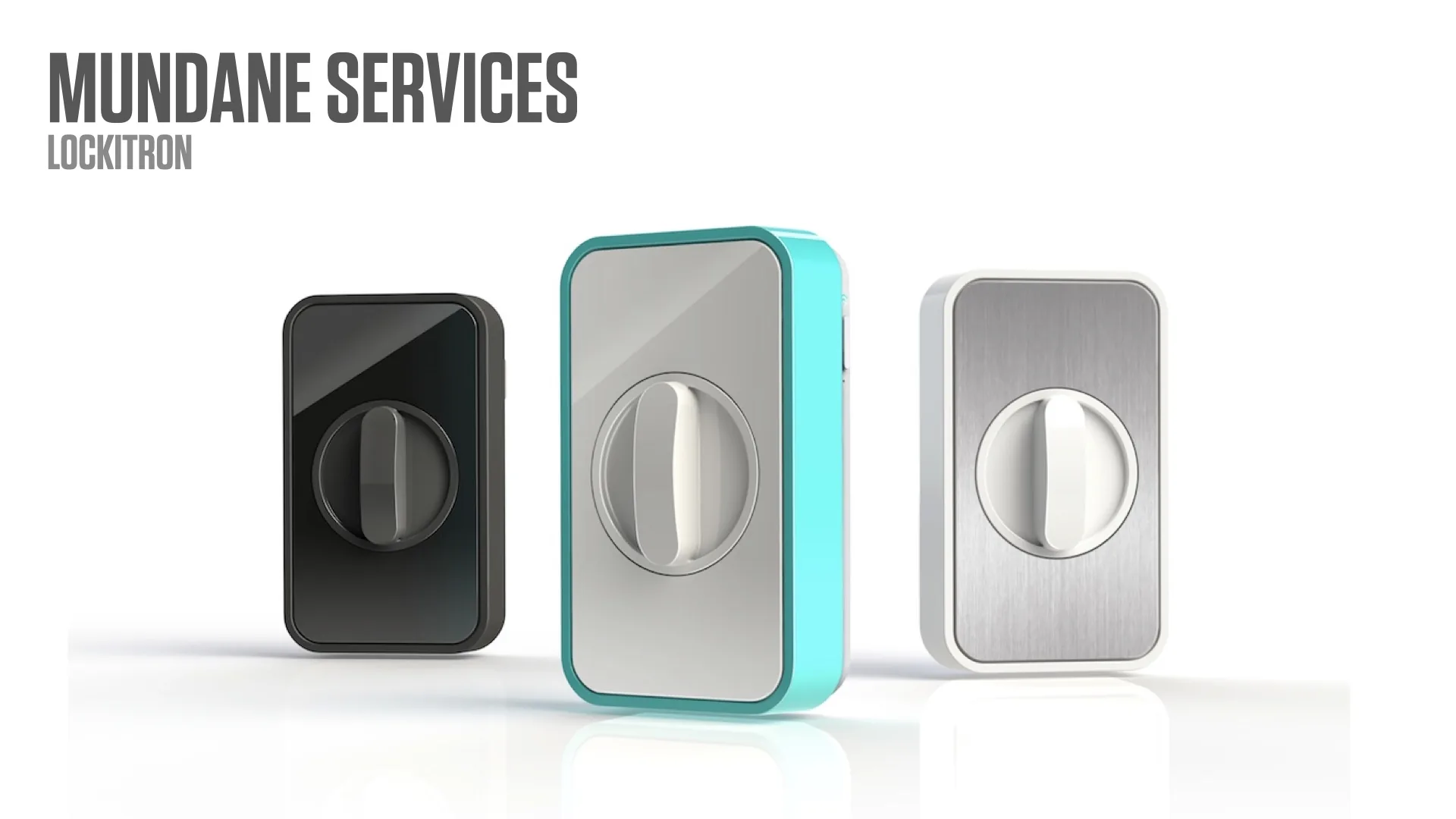 The Lockitron connected door lock.