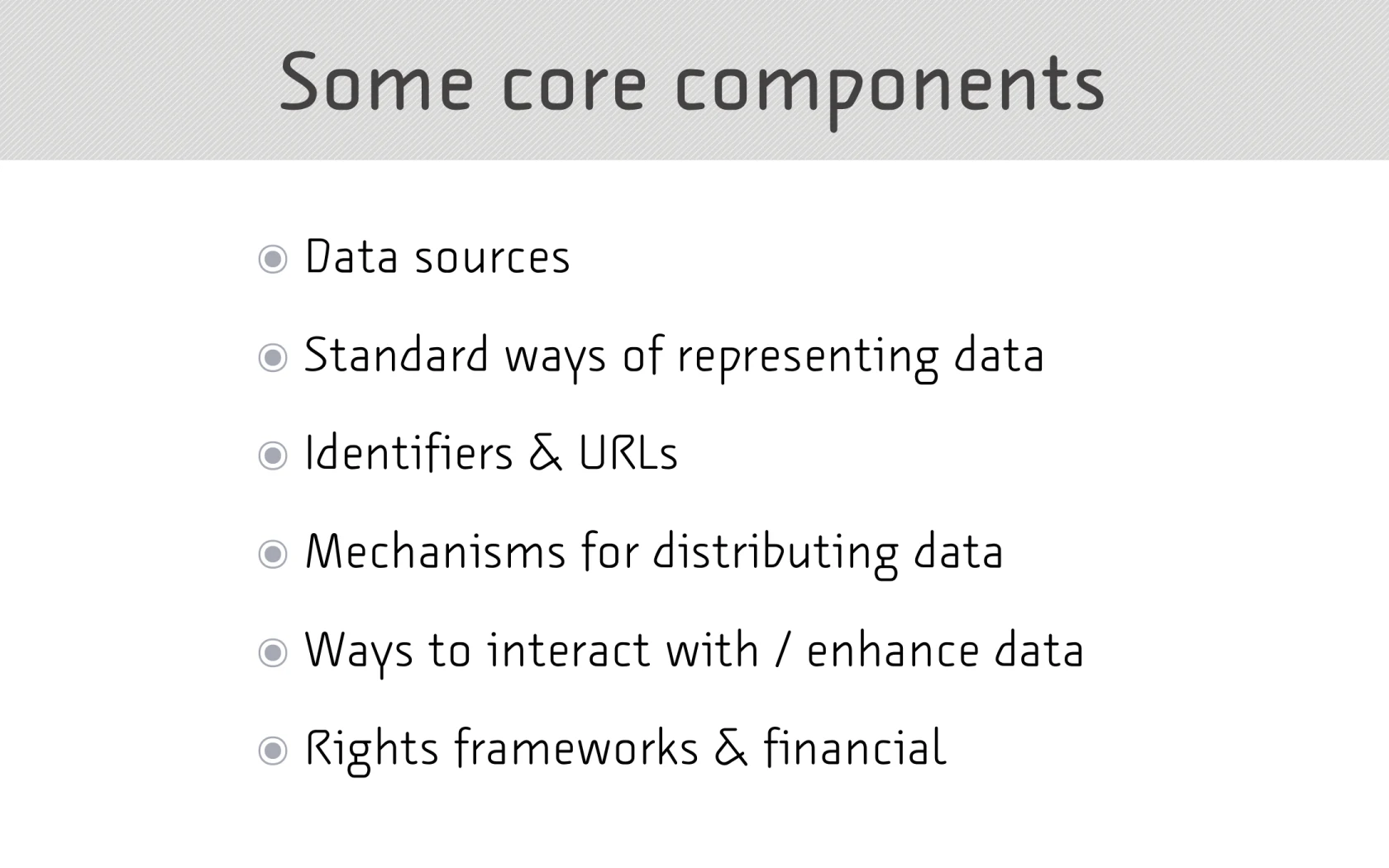Visual from slide 31 of Native to a Web of Data.
