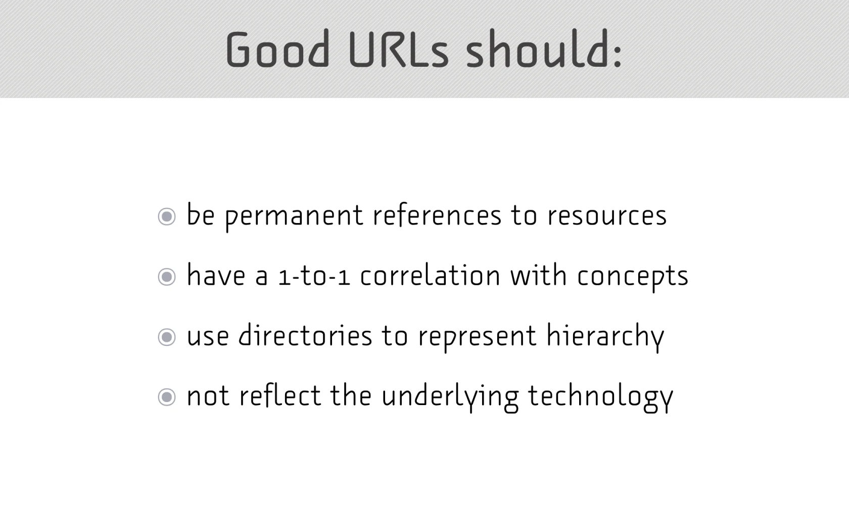 Visual from slide 43 of Native to a Web of Data.